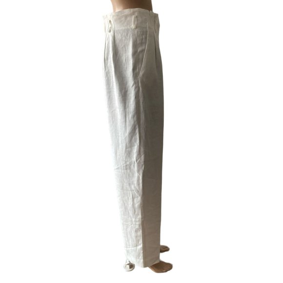 Excursion High Rise Linen Size 2 White Pants - Picture 2 of 10